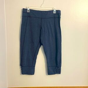 Dusty blue capris